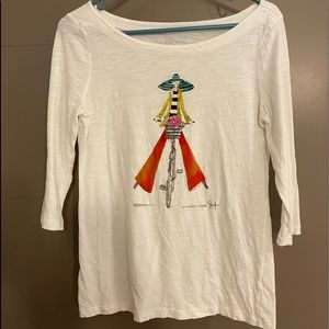 Ann Taylor Loft top with sequin detail